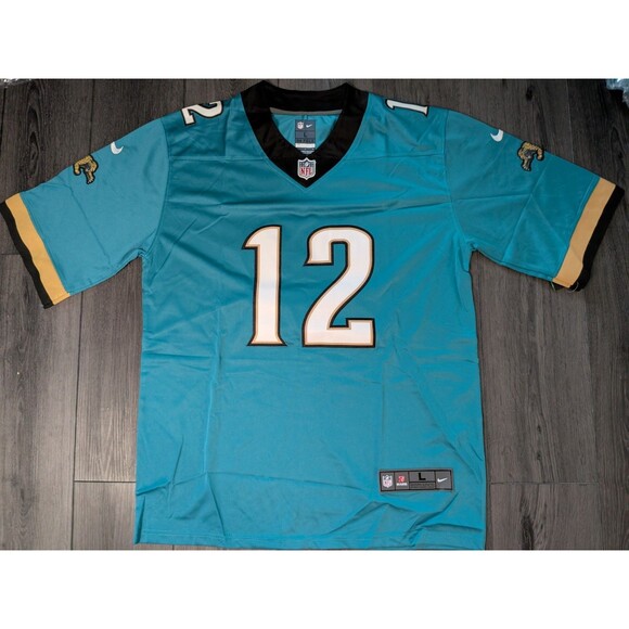 Other - Travis Hunter #12 Jacksonville Jaguars Teal Football Game Jersey Men's Large